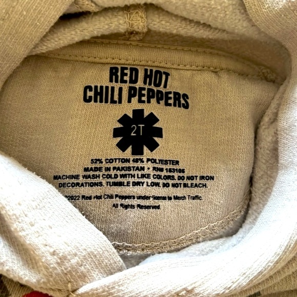 Red Hot Chili Peppers sweatshirt, 2T - Picture 2 of 2